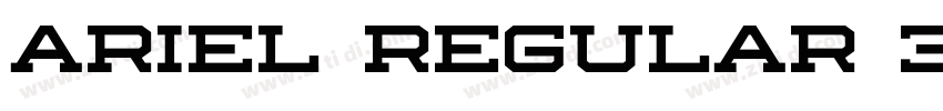 Ariel Regular 3P7字体转换